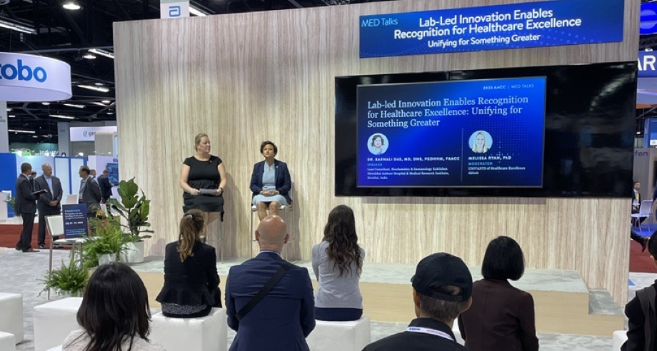 Dr Das at ADLM