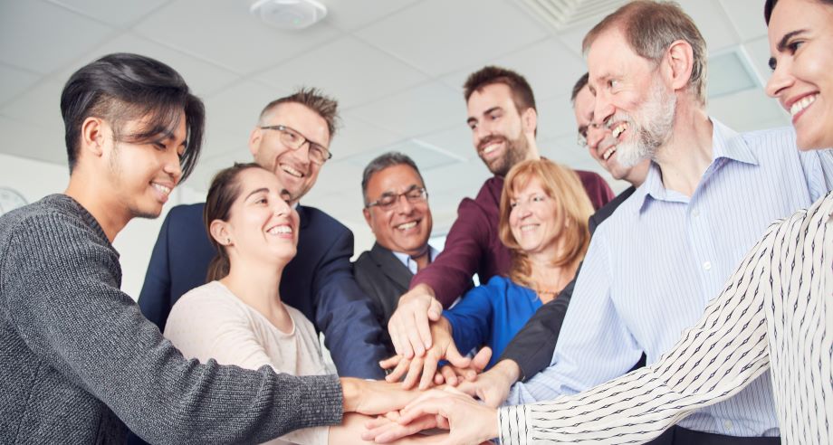 Oxford extended team hand image